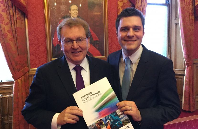 Ross with Scottish Secretary, David Mundell MP