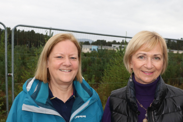 Ann Ross with current Conservative Councillor, Jill Webster